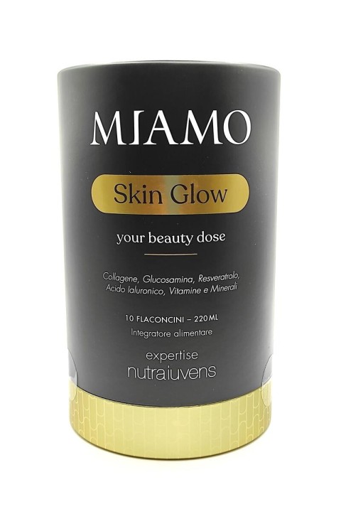 Miamo Nutraiuvens - Skin Glow Integratore di Collagene, 10 Flaconcini x 22ml