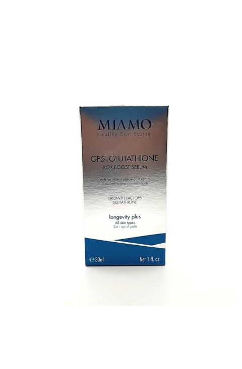 Miamo Longevity Plus - GF5 Glutathione AOX Boost Serum Siero Anti-rughe, 30ml