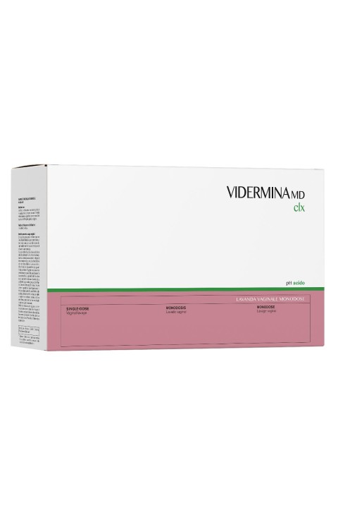 Vidermina CLX - Lavanda Vaginale Soluzione Monodose pH Acido, 5 flaconi