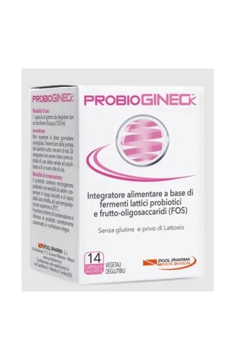 ProbioGineck Integratore per il Benessere Intimo Femminile 14 capsule