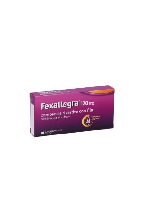 FEXALLEGRA*10CPR RIV 120MG FEXALLEGRA*10CPR RIV 120MG
