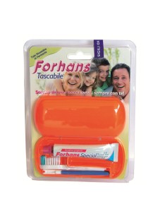 Forhans Travel Kit Tascabile Versione Estate Spazzolino + Dentifricio