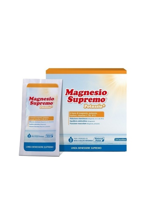 Magnesio Supremo Potassio+ con Magnesio e Potassio 24 Bustine