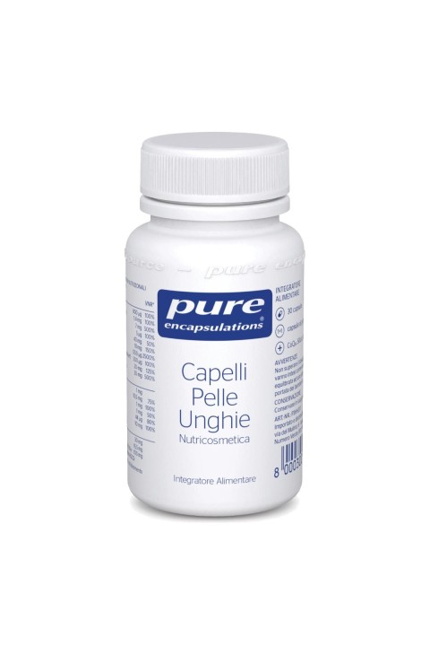 Pure Encapsulations Capelli Pelle Unghie Integratore Alimentare, 30 Capsule

