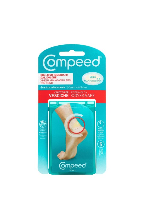 Compeed Cerotti Per Vesciche Medio, 5 Cerotti
