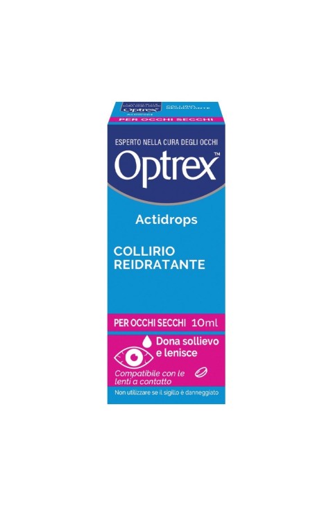 Optrex Actidrops Collirio Idratante per Occhio Secco, 10ml
