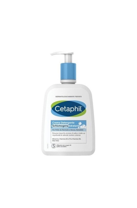 Cetaphil Crema Detergente Schiumogena Idratante Pelle Normale Secca, 236ml
