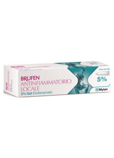 Brufen Antinfiammatorio Locale 5% Gel Etofenamato Trattamento Locale del Dolore, 40g