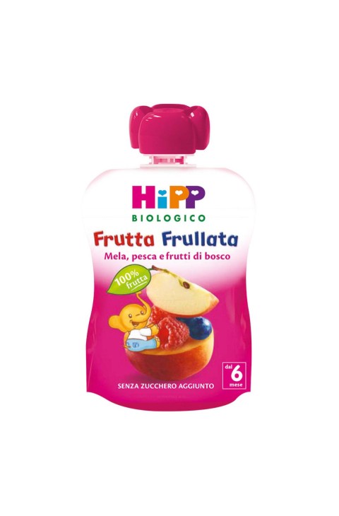 HiPP Frutta Frullata Mela Pesca E Frutti Di Bosco Dal 6 Mese 100 g