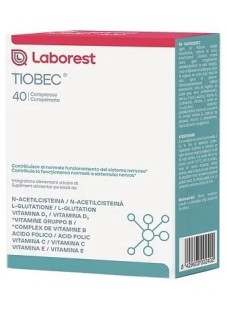 Tiobec Integratore Alimentare Sistema Nervoso, 40 compresse