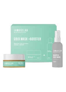 LaMuseLab Gold Mask + Booster Maschera Antiage, 100ml + 100ml

