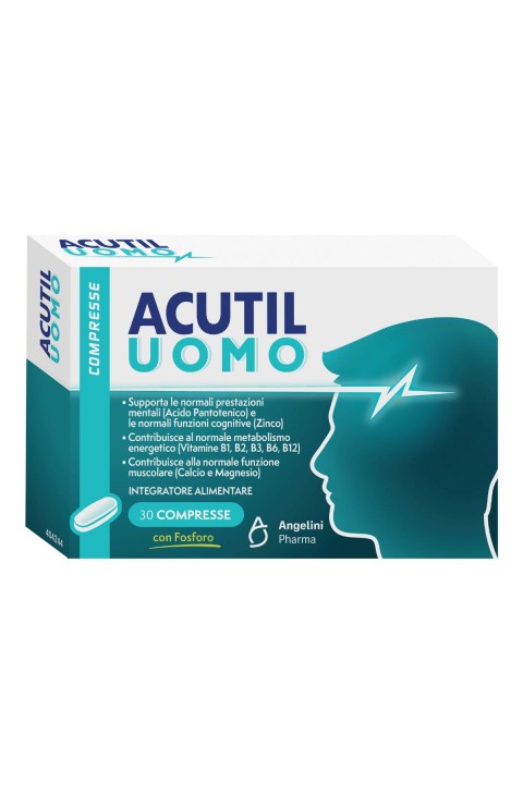 Acutil Uomo Integratore Alimentare Funzioni Cognitive, 30 compresse