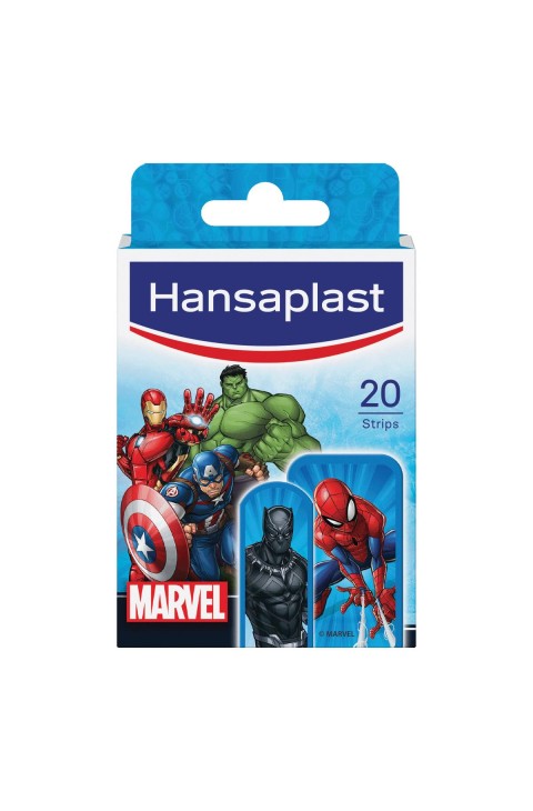 Hansaplast Cerotti Marvel Bambini Impermeabili E Delicati 20 Pezzi In 2 Formati
