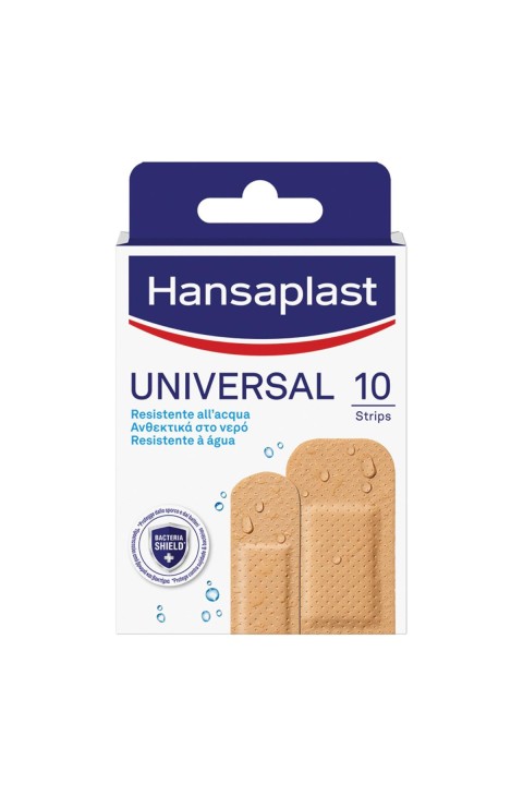 Hansaplast Universal - Cerotti Resistenti all'Acqua, 10 Cerotti assortiti
