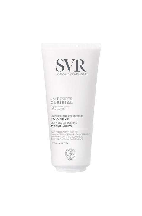 SVR Clairial - Latte Corpo Anti-Macchie Crema Corpo Schiarente Ascelle Gomiti Ginocchia Zone Intime, 200ml
SVR Clairial - Latte Corpo Anti-Macchie Crema Corpo Schiarente Ascelle Gomiti Ginocchia Zone Intime, 200ml