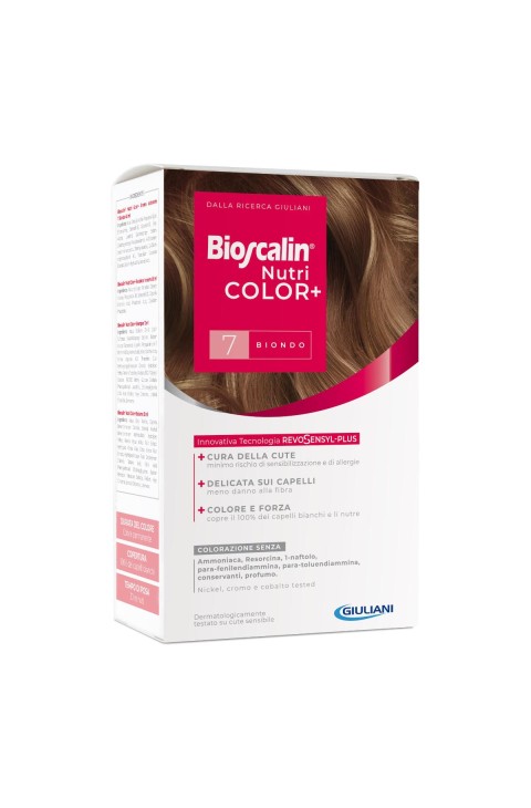 Bioscalin Nutri Color Plus 7 Biondo Trattamento Colorante Bioscalin Nutri Color Plus 7 Biondo Trattamento Colorante