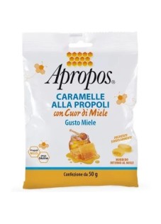 Apropos Caramelle Dure Alla Propoli con Cuor Di Miele, 50g