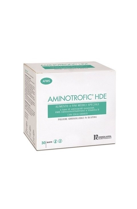 Aminotrofic HDE alimento a base di aminoacidi essenziali con edulcoranti 30 bustine