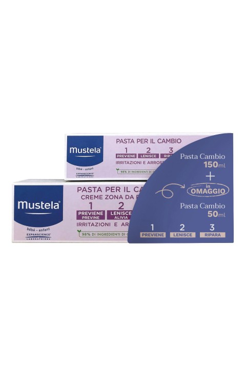 Mustela pasta cambio 150ml + 50ml in omaggio

