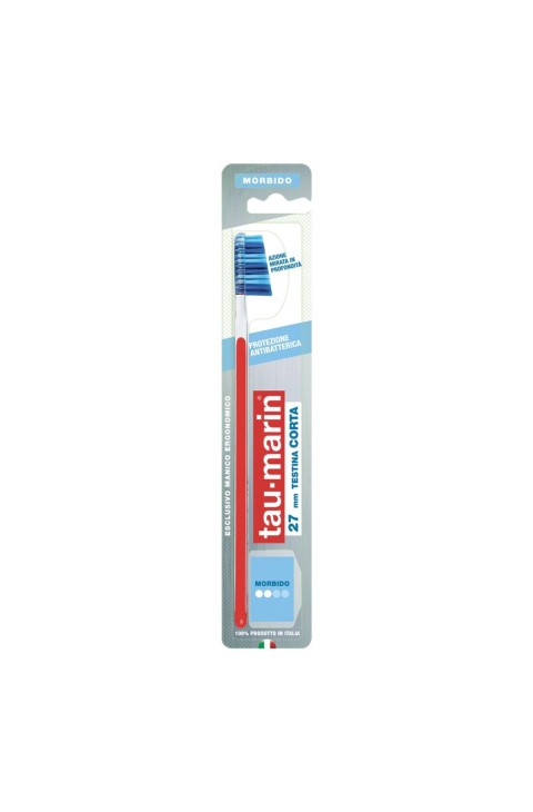 Tau-marin Professional 27 Spazzolino Setole Morbide con Antibatterico, 1pezzo
Tau-marin Professional 27 Spazzolino Setole Morbide con Antibatterico, 1pezzo
