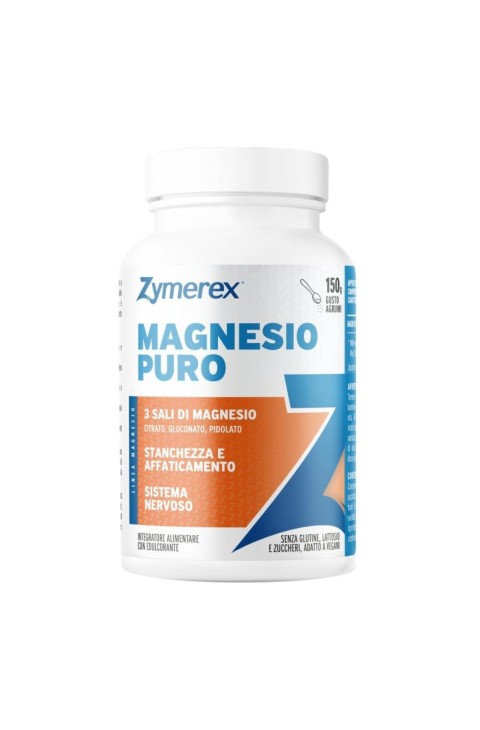 Zymerex Magnesio Puro Integratore di Magnesio Gusto Agrumi 150g
