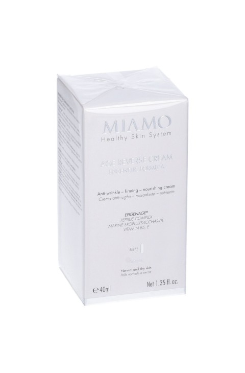 Miamo Age Reverse - Age Reverse Cream Crema Ricarica Anti-Rughe Rassodante Nutriente, 40ml Miamo Age Reverse - Age Reverse Cream Crema Ricarica Anti-Rughe Rassodante Nutriente, 40ml