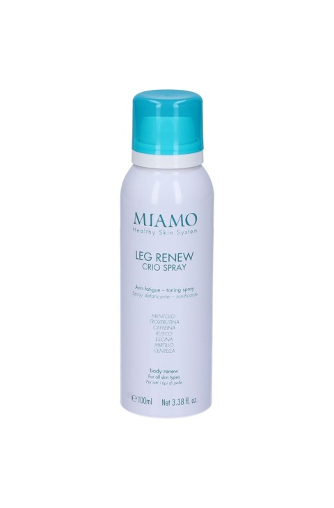 Miamo Leg Renew Crio Spray Defaticante Tonificante, 100ml
