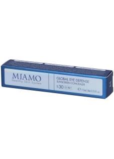 Miamo Global Eye Defence Sunscreen Concealer Correttore Contorno Occhi Anti-Rughe Anti-Borse Illuminante SPF 30 Colore TOFFEE,