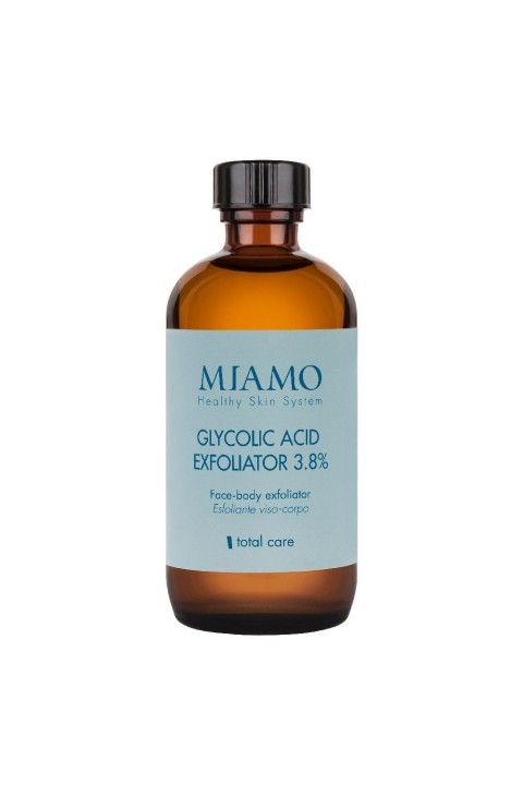 Miamo Glycolic Acid Exfoliator 3.8% Esfoliante Viso Corpo, 120ml