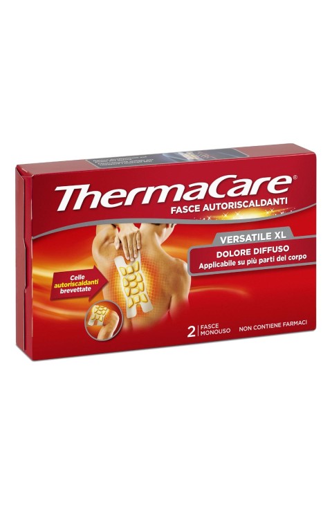 Thermacare Versatile XL Fasce Auto-riscaldanti, 2 fasce
