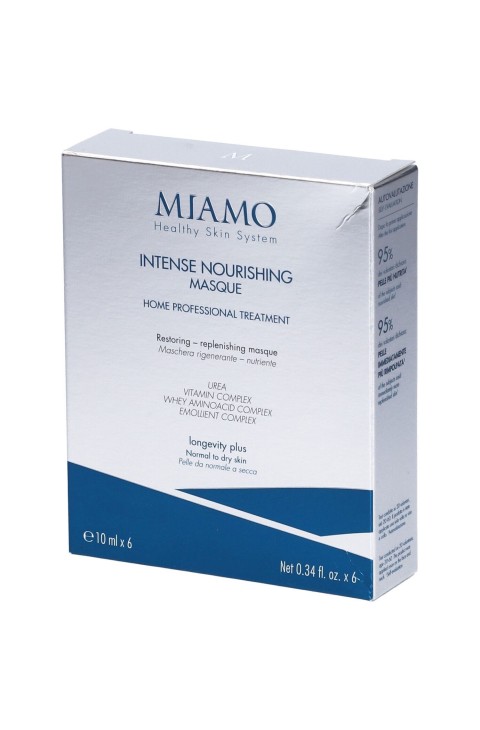 Miamo Intense Nourishing Masque Maschera Rigenerante Nutriente, 6 x 10ml