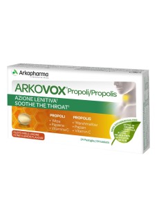 ArkoPharma Arkovox Propoli Pastiglie Miele e Limone Integratore, 24 Compresse
