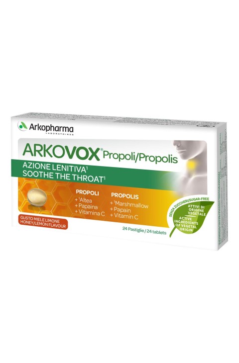 ArkoPharma Arkovox Propoli Pastiglie Miele e Limone Integratore, 24 Compresse
ArkoPharma Arkovox Propoli Pastiglie Miele e Limone Integratore, 24 Compresse