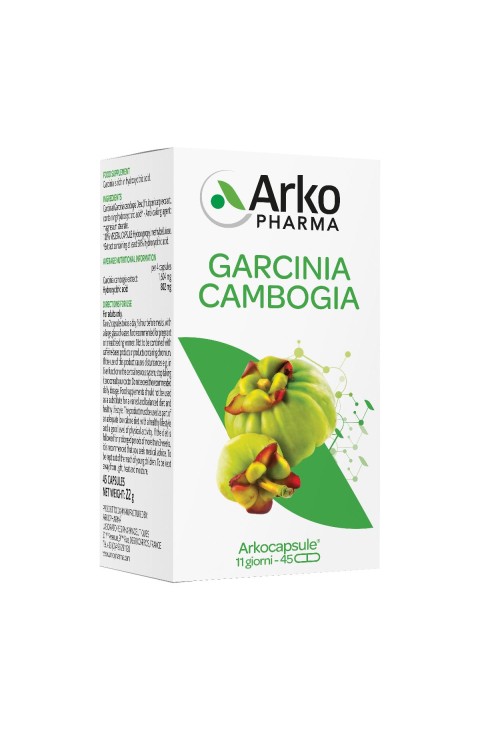 Arkopharma Arkocapsule Garcinia Cambogia Integratore Alimentare 45 Capsule
Arkopharma Arkocapsule Garcinia Cambogia Integratore Alimentare 45 Capsule