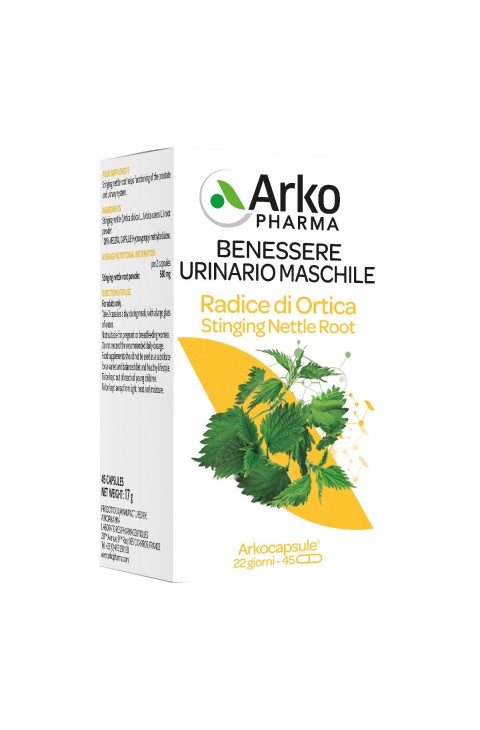 Arkopharma Arkocapsule Radice di Ortica Integratore Prostata, 45 capsule
Arkopharma Arkocapsule Radice di Ortica Integratore Prostata, 45 capsule
