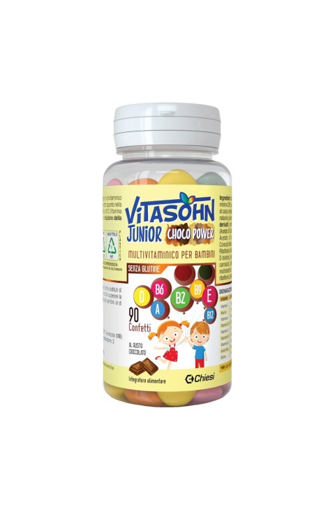 Vitasohn Junior Choco Power Integratore Multivitaminico Bambini 90 Confetti
