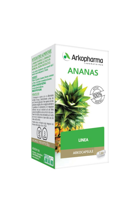 Arkopharma Arkocapsule - Ananas Integratore Alimentare, 130 Capsule
