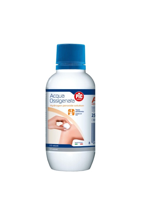 Pic Acqua Ossigenata Hydrogen Peroxide Solution 10 Volumi, 250ml Pic Acqua Ossigenata Hydrogen Peroxide Solution 10 Volumi, 250ml