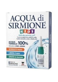 Acqua di Sirmione KIDS Spray Nasale Soft, 6 Flaconcini Da 15ml
