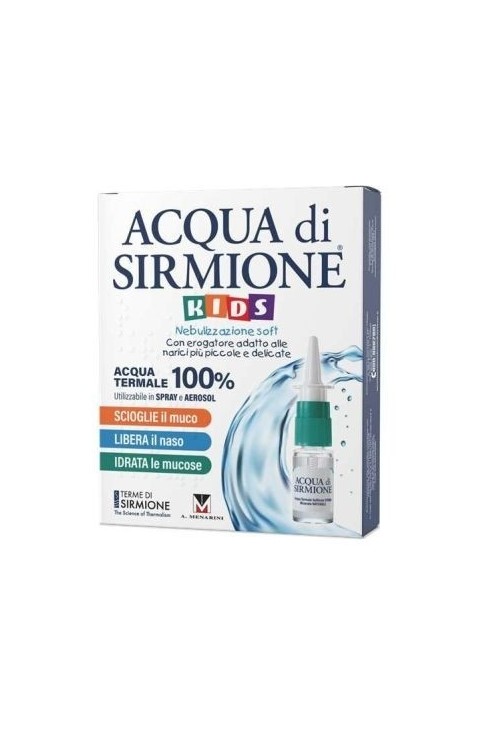 Acqua di Sirmione KIDS Spray Nasale Soft, 6 Flaconcini Da 15ml