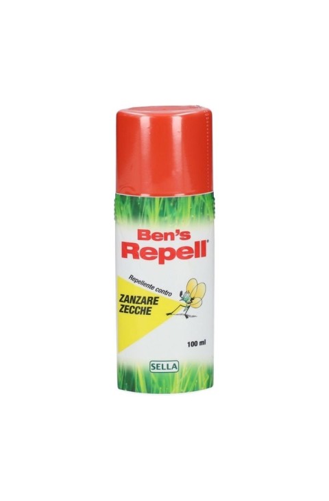 Sella Ben's Repell - Repellente contro Zanzare e Zecche, 100ml Sella Ben's Repell - Repellente contro Zanzare e Zecche, 100ml