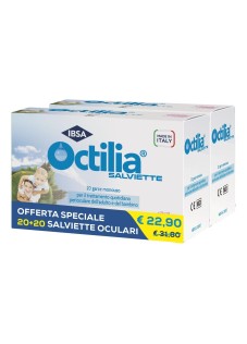IBSA Octilia - Salviette Detergenti Zona Perioculare, 20 garze
