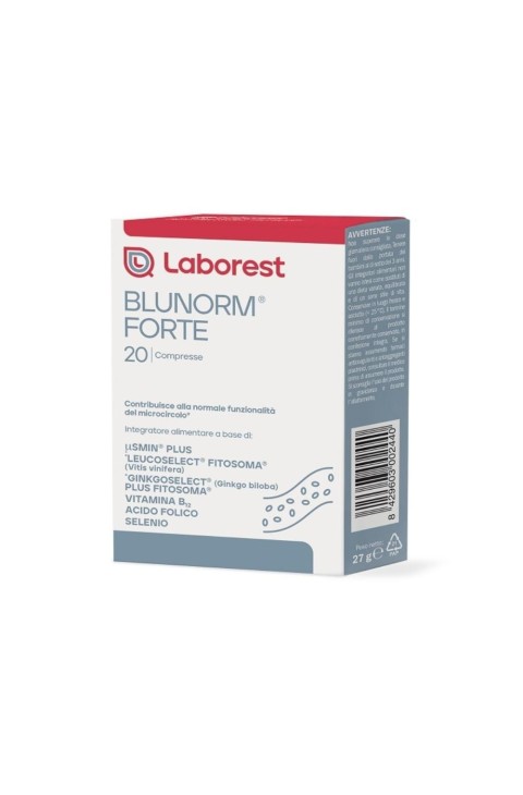 Blunorm Forte Integratore Alimentare Circolazione, 20 compresse fast-slow