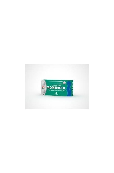 Momendol 220mg Naprossene Sodico Antidolorifico, 24 Compresse Rivestite con Film