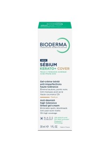 Bioderma Sebium Kerato+ Cover Gel Crema per Imperfezioni 30ml
