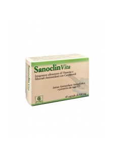 Sanoclin Vita 45 Capsule - Integratore Antiossidante con Vitamine e Carotenoidi