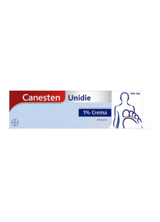 Canesten Unidie Crema Antimicotico Antifungino contro Funghi Micosi Piede d'Atleta, Tubo 30g