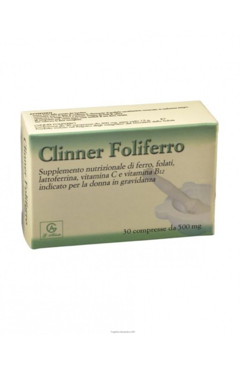 Clinner Foliferro integratore per la gravidanza 30 compresse