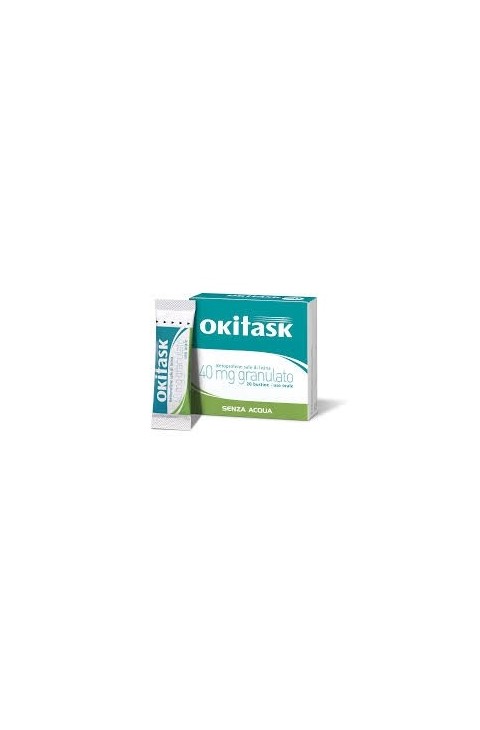 Dompé Okitask Granulato 40mg Ketoprofene Sale di Lisina Antinfiammatorio Senz'Acqua, 20 Bustine