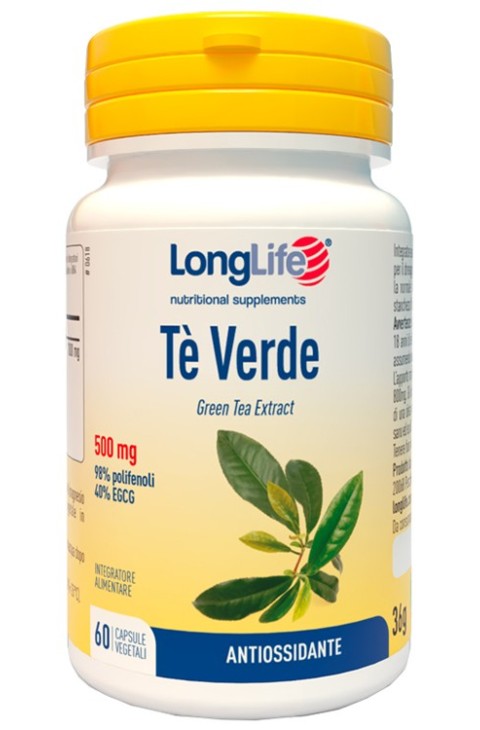LONGLIFE TE' VERDE 500MG 60CPS LONGLIFE TE' VERDE 500MG 60CPS